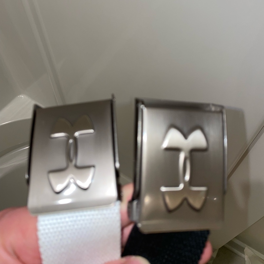 Two golf belts